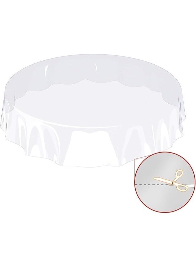 Tablecloth Transparent Round Protective Cover 0.2 mm Clear - Image 2